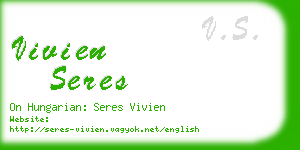 vivien seres business card